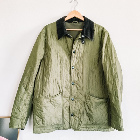 Barbour Other - Men's Barbour quilted lightweight olive jacket